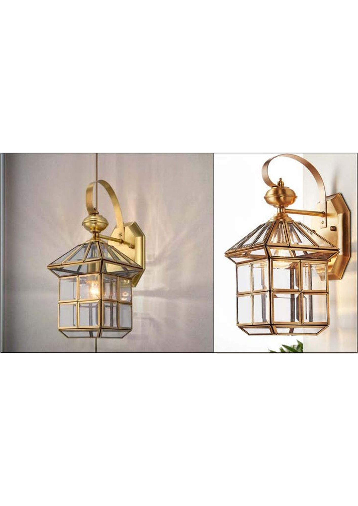 Beyond Lights - Brass Wall Lamp- GL